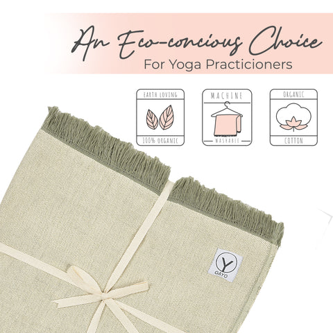 Organic Cotton Yoga Blanket 8 | Gayo Shop