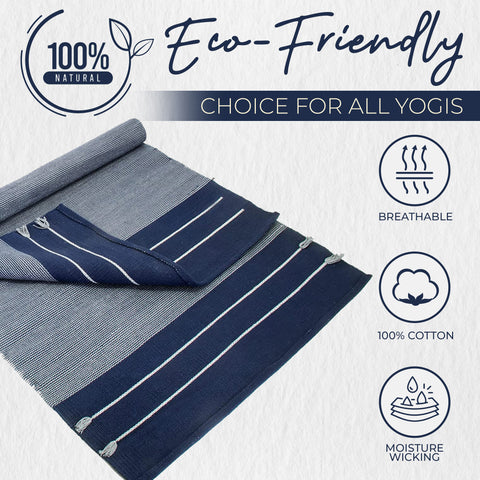 Organic & Eco-Friendly Cotton Yoga Mat 2 | Gayo Shop