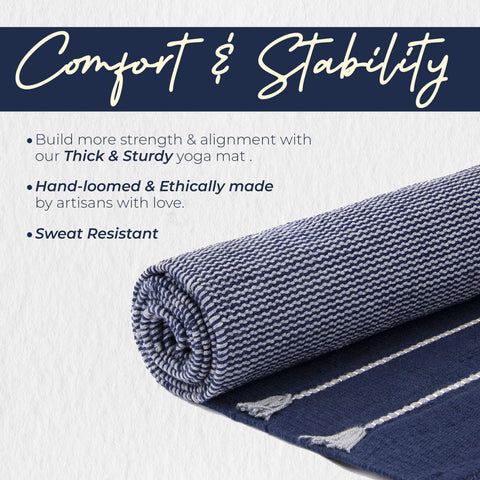 Organic & Eco-Friendly Cotton Yoga Mat 5 | Gayo Shop