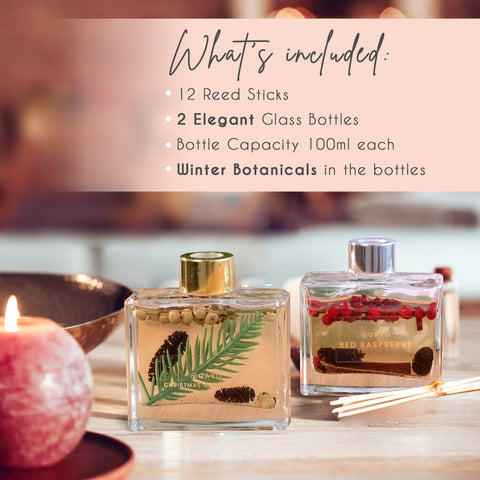 Aromatic Winter Fragrance – Reed Diffuser Set